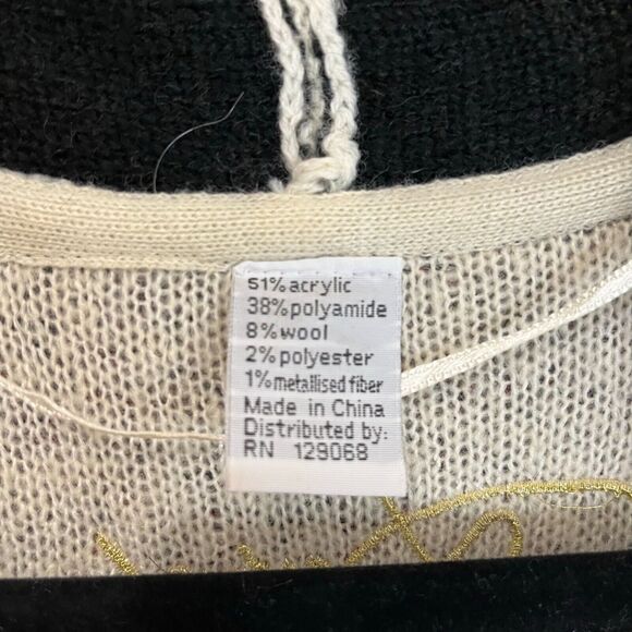 Desigual Cardigan Carcassone Floral Open Front Sweater Kimono Womens Size S - Picture 9 of 11